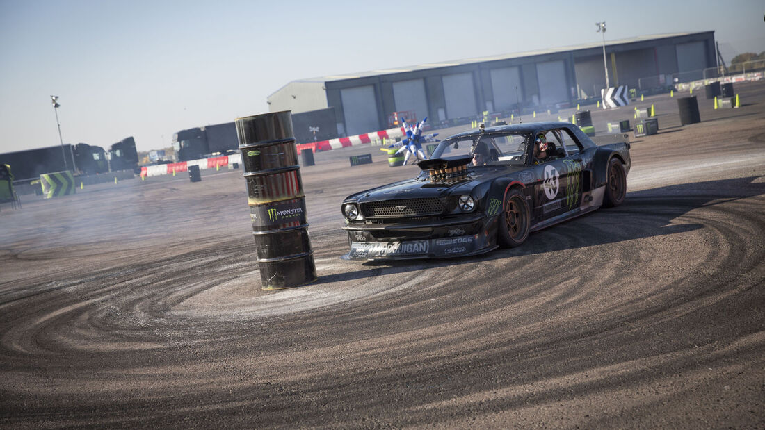 Ken Block, Castrol Experience, Drift, Gymkhana, Santa Pod Raceway, 01/2016