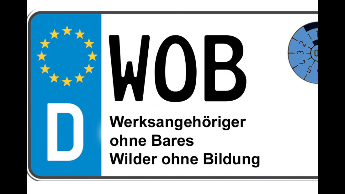 Kennzeichen-Bedeutung WOB Wolfsburg