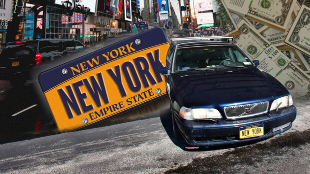 Kennzeichen New York Verkauf 20 Millionen Volvo