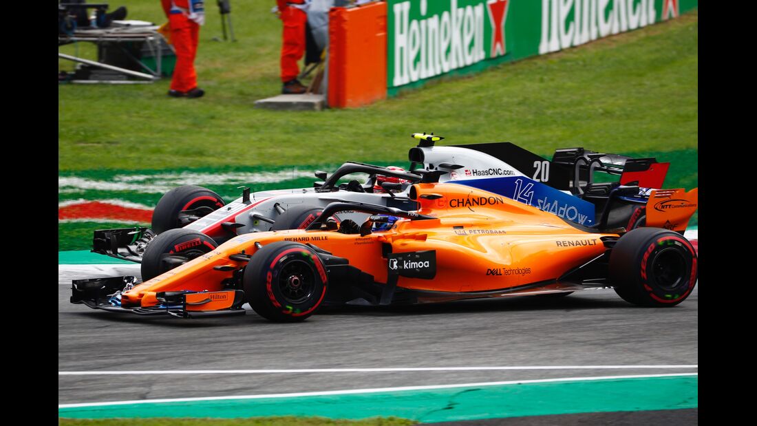 Kevin Magnussen - Haas - Fernando Alonso - McLaren - Formel 1 - GP Italien - 01. September 2018