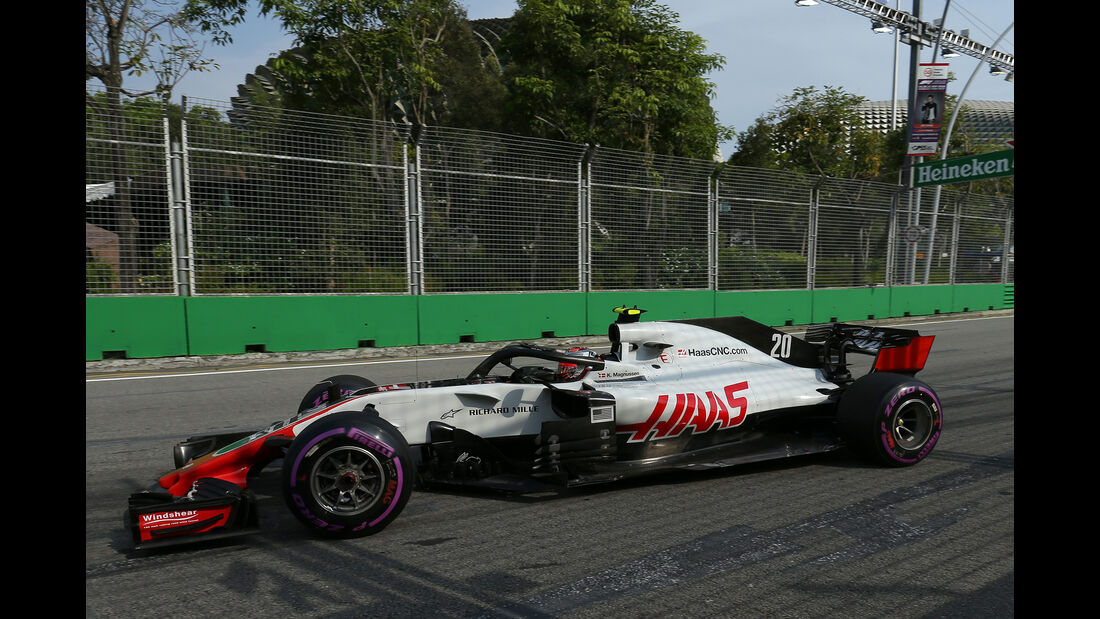 Kevin Magnussen - HaasF1 - Formel 1 - GP Singapur - 14. September 2018