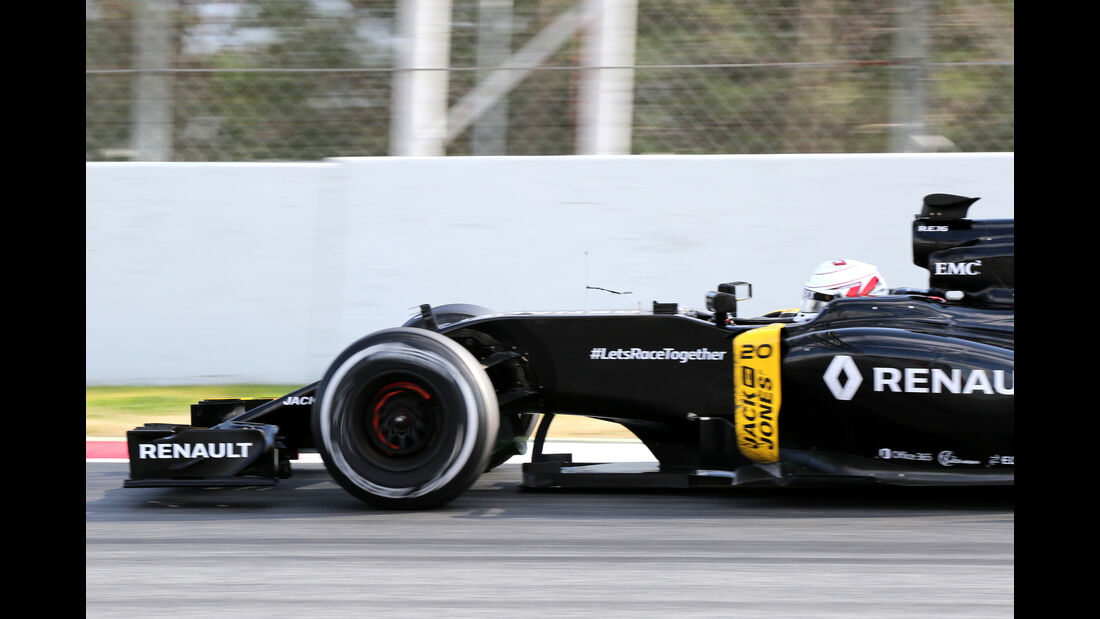 Kevin Magnussen - Renault F1 - Formel 1-Test - Barcelona - 25. Februar 2016