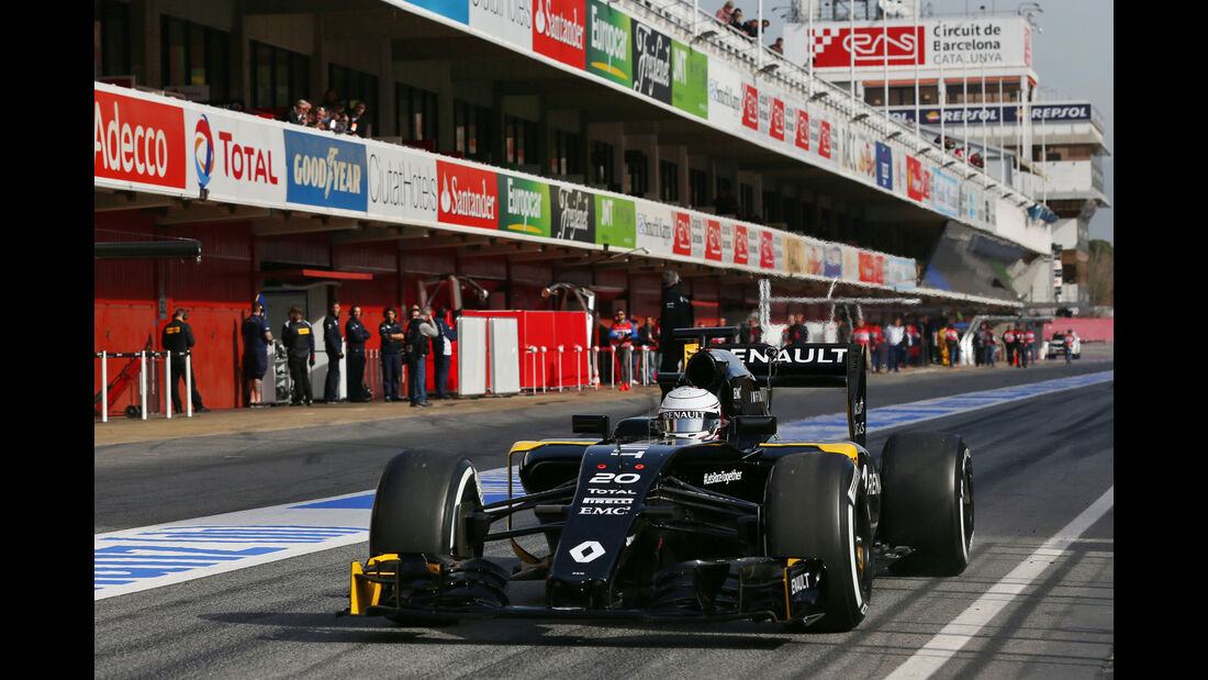 Kevin Magnussen - Renault - Formel 1-Test - Barcelona - 24. Februar 2016