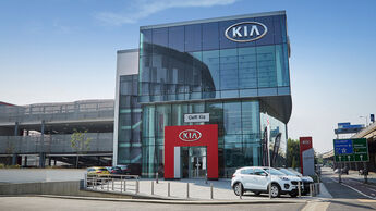 Kia Autohaus Showroom London Großbritannien UK