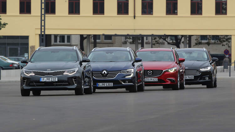 Kia Optima Ford Mondeo Mazda 6 Renault Talisman Im Test Auto Motor Und Sport