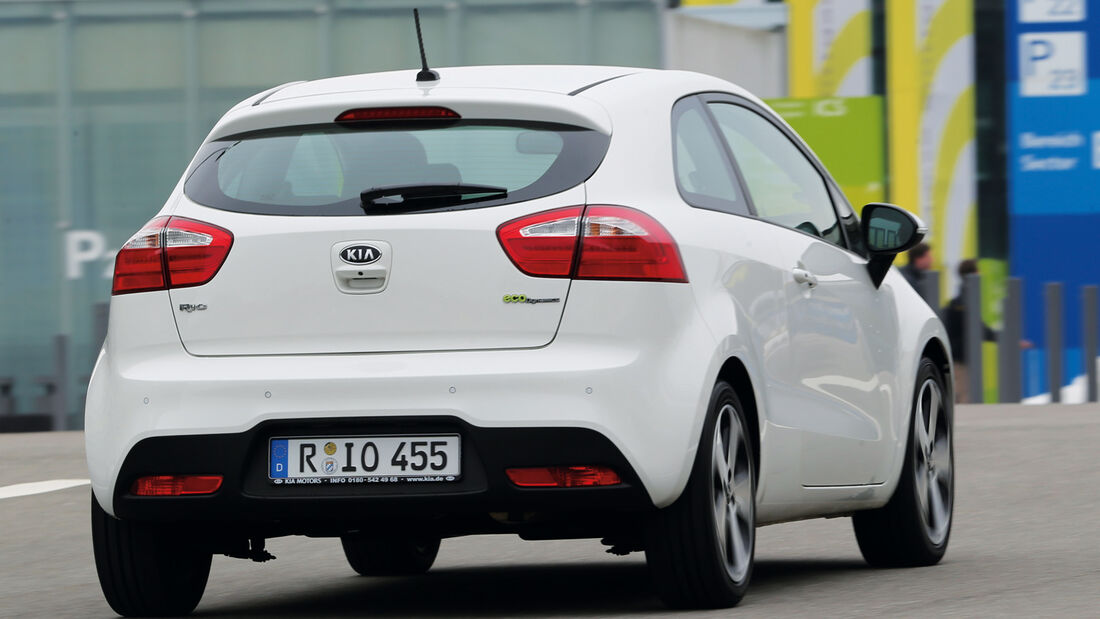 Kia Rio 1.4 Spirit, Heckansicht