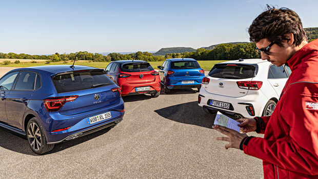  VW Polo contra Kia Rio, Opel Corsa, Seat Ibiza en la prueba