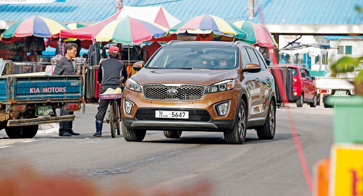 Kia Sorento, Südkorea, Reise, Impression