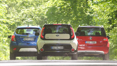 Kia Soul 1.6 GDI, Opel Mokka 1.4 Turbo, Skoda Yeti 1.4 TSI Green tec