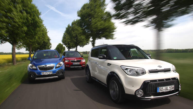 Kia Soul Opel Mokka Skoda Yeti Einsteiger Suv Im Vergleichstest Auto Motor Und Sport