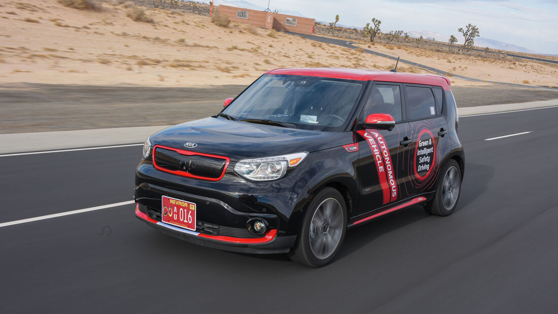 Kia Soul EV, autonomes Fahren, Kia Drive Wise, CES 2016, Las Vegas