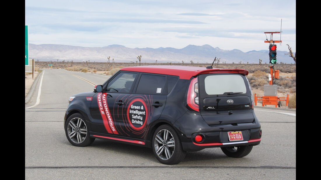 Kia Soul EV, autonomes Fahren, Kia Drive Wise, CES 2016, Las Vegas