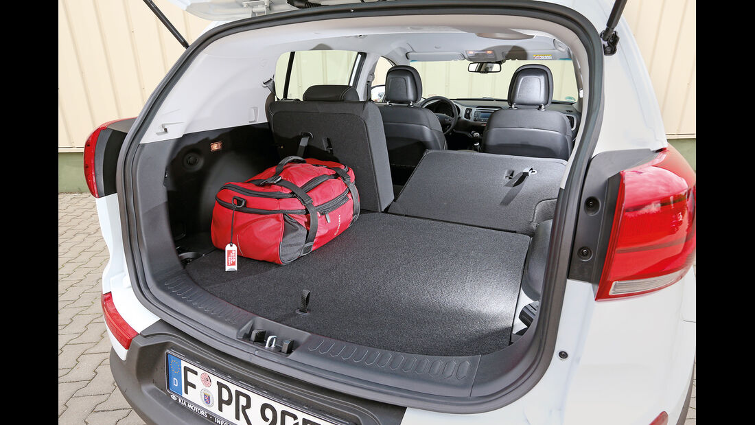 Kia Sportage 2.0 CRDi AWD, Kofferraum, Ladefläche