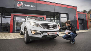 Kia Sportage Typ SL, Gebrauchtwagen-Check, Meister Wünsch, asv0818