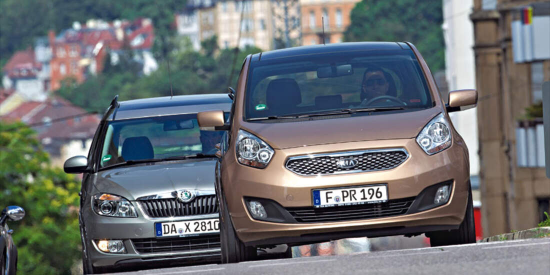 Kia Venga, Skoda Roomster