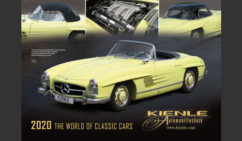 Kienle Kalender 2020 Mercedes-Benz W 198 II Roadster 1961 Fantasiegelb
