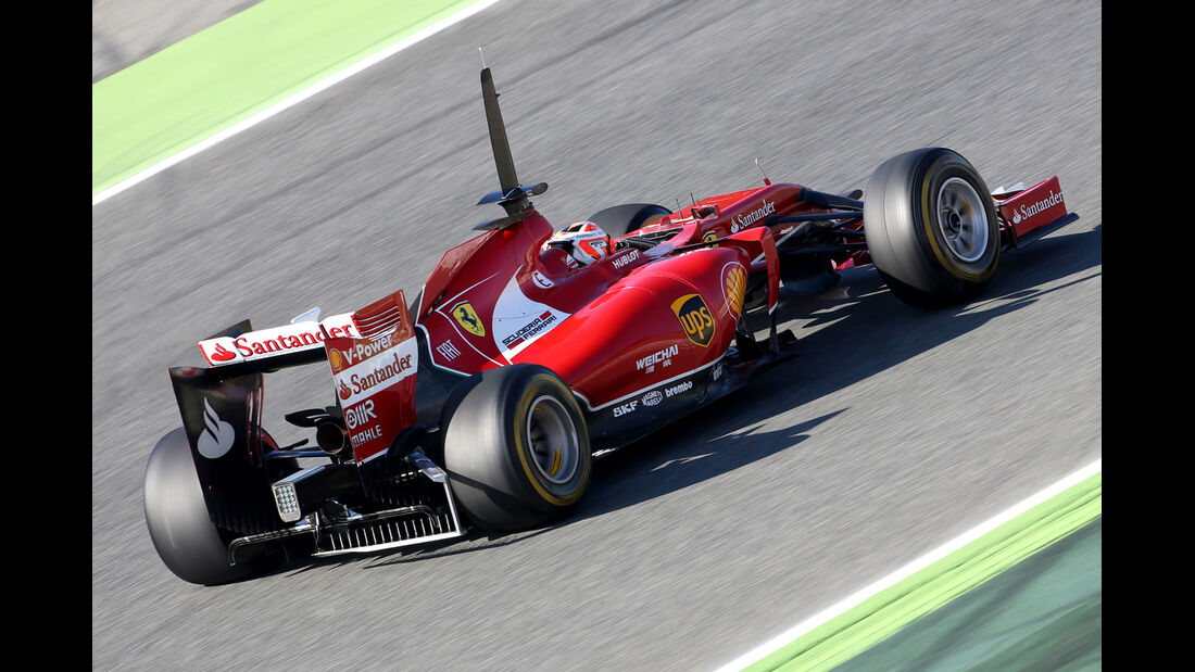 Kimi Räikkönen - Ferrari - Barcelona - F1 Test 2 - 14. Mai 2014