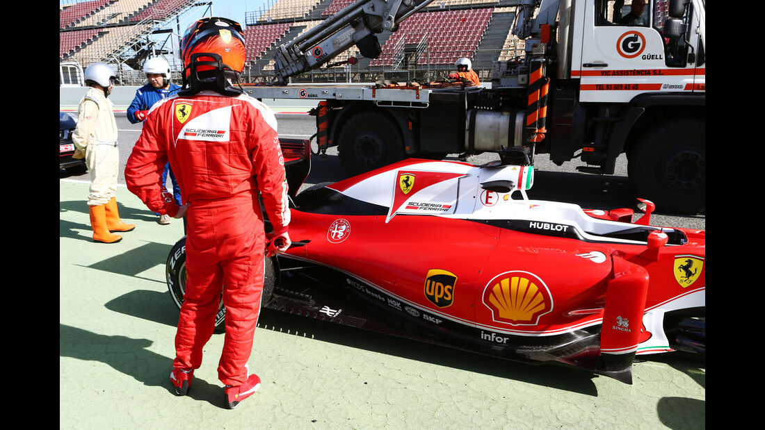 Kimi Räikkönen - Ferrari - Barcelona - Formel 1-Test - 1. März 2016 