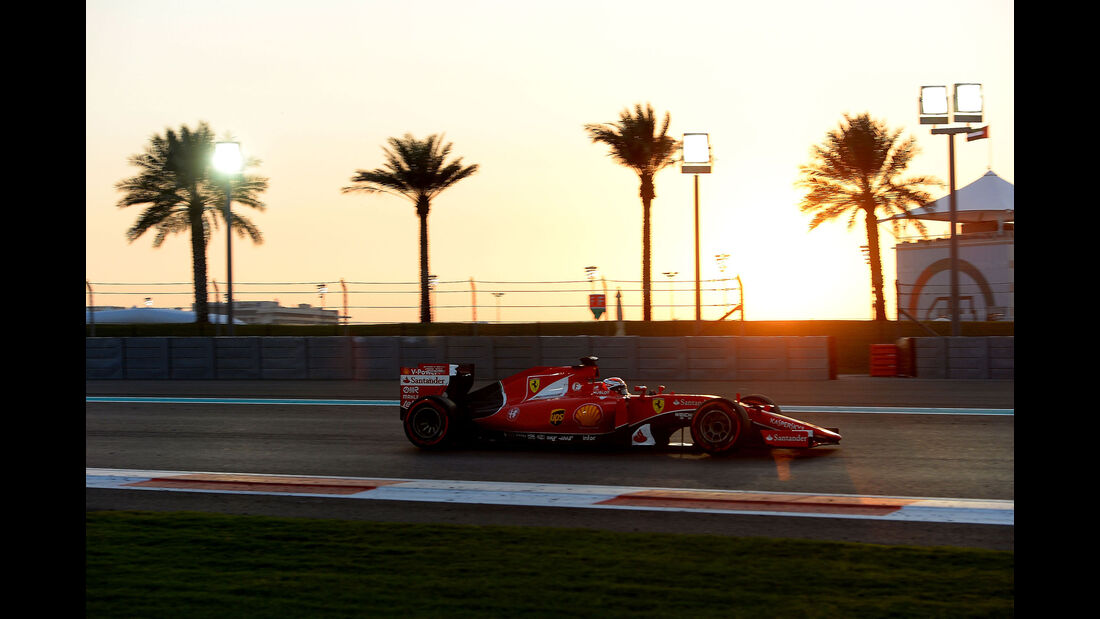 Kimi Räikkönen - Ferrari - F1 Test - Abu Dhabi - Dienstag - 1.12.2015