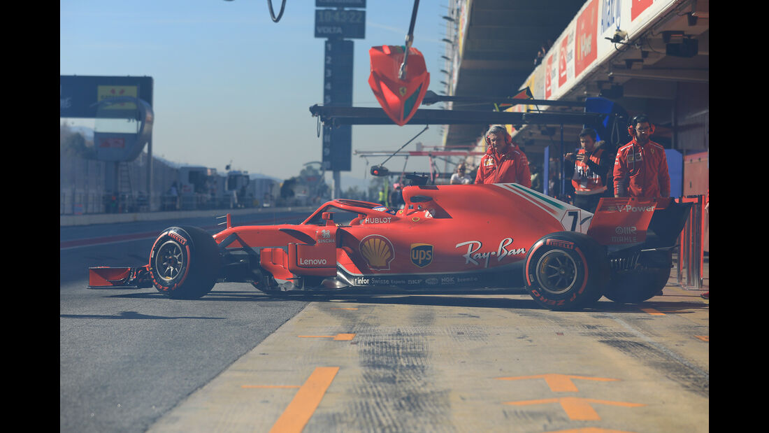 Kimi Räikkönen - Ferrari - F1-Test - Barcelona - Tag 8 - 9. März 2018