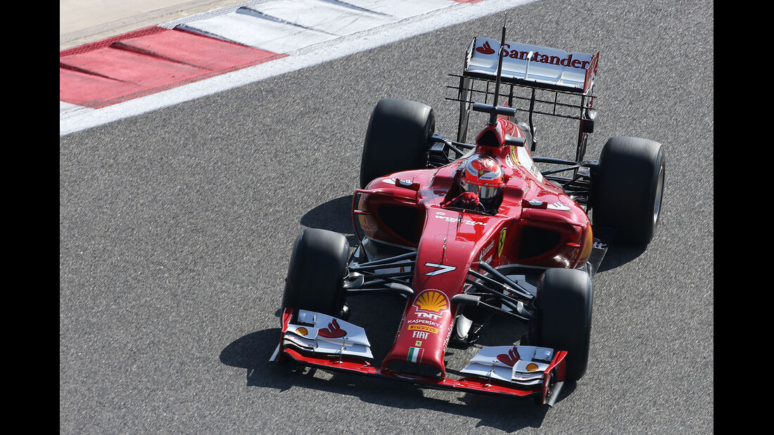 Kimi Räikkönen - Ferrari - Formel 1 - Bahrain - Test - 21. Februar 2014