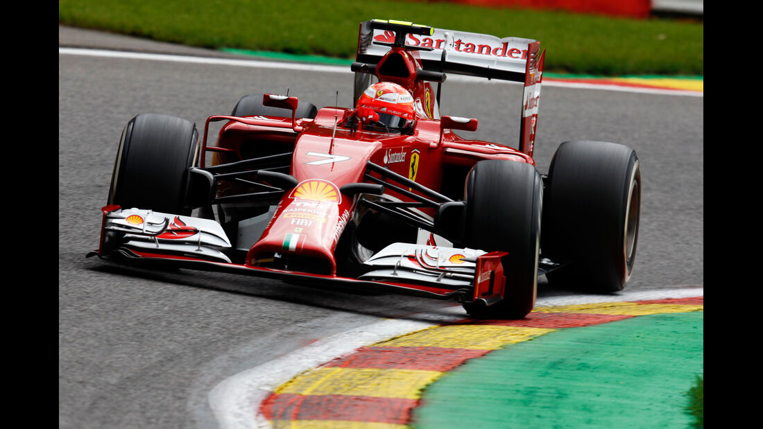 Kimi Räikkönen - Ferrari - Formel 1 - GP Belgien - Spa-Francorchamps - 22. August 2014