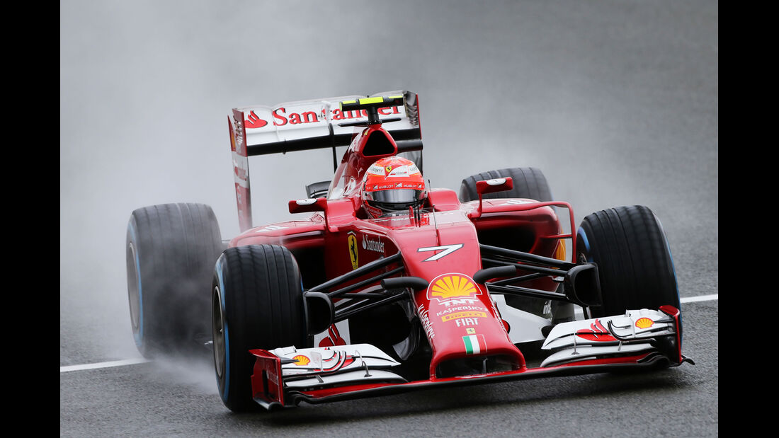 Kimi Räikkönen - Ferrari - Formel 1 - GP England - Silverstone - 5. Juli 2014