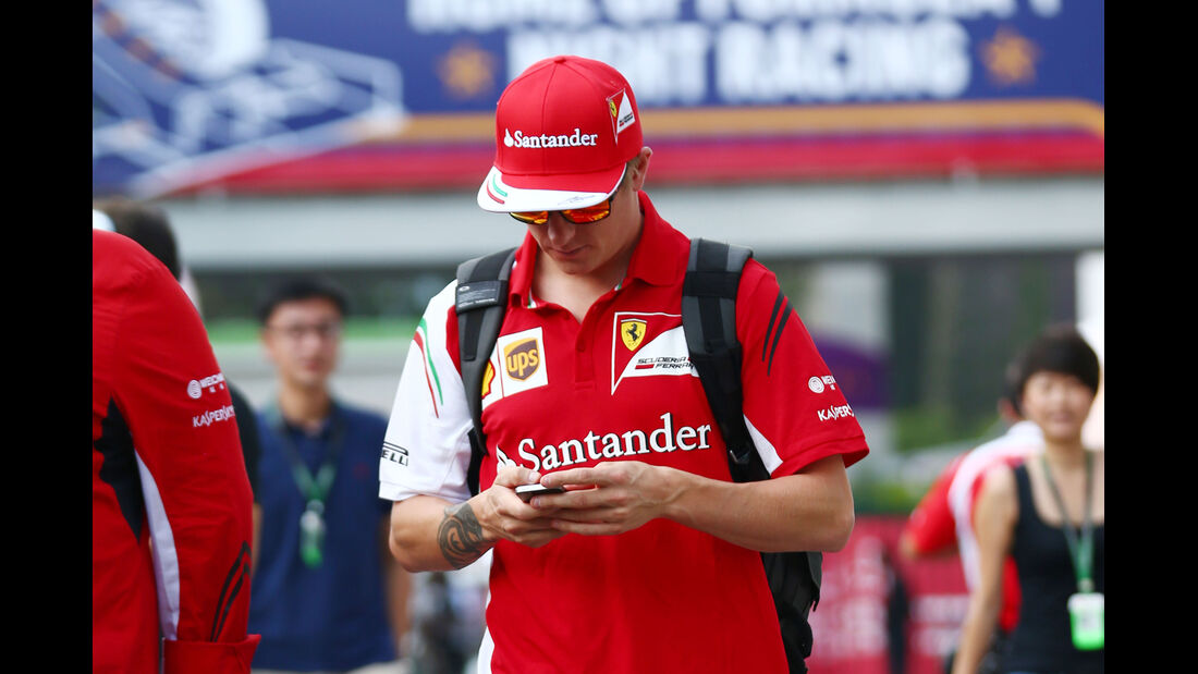 Kimi Räikkönen - Ferrari - Formel 1 - GP Singapur - 19. September 2014