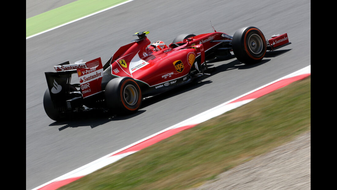 Kimi Räikkönen - Ferrari - Formel 1 - GP Spanien - Barcelona - 10. Mai 2014