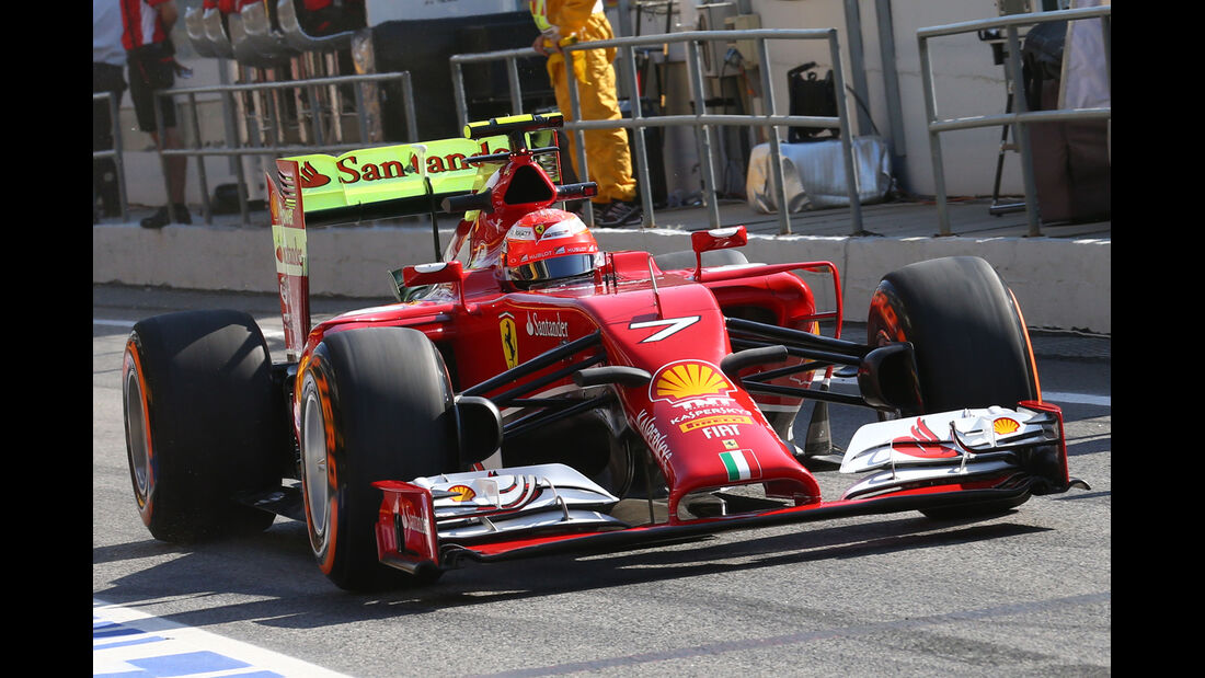 Kimi Räikkönen - Ferrari - Formel 1 - GP Spanien - Barcelona - 9. Mai 2014