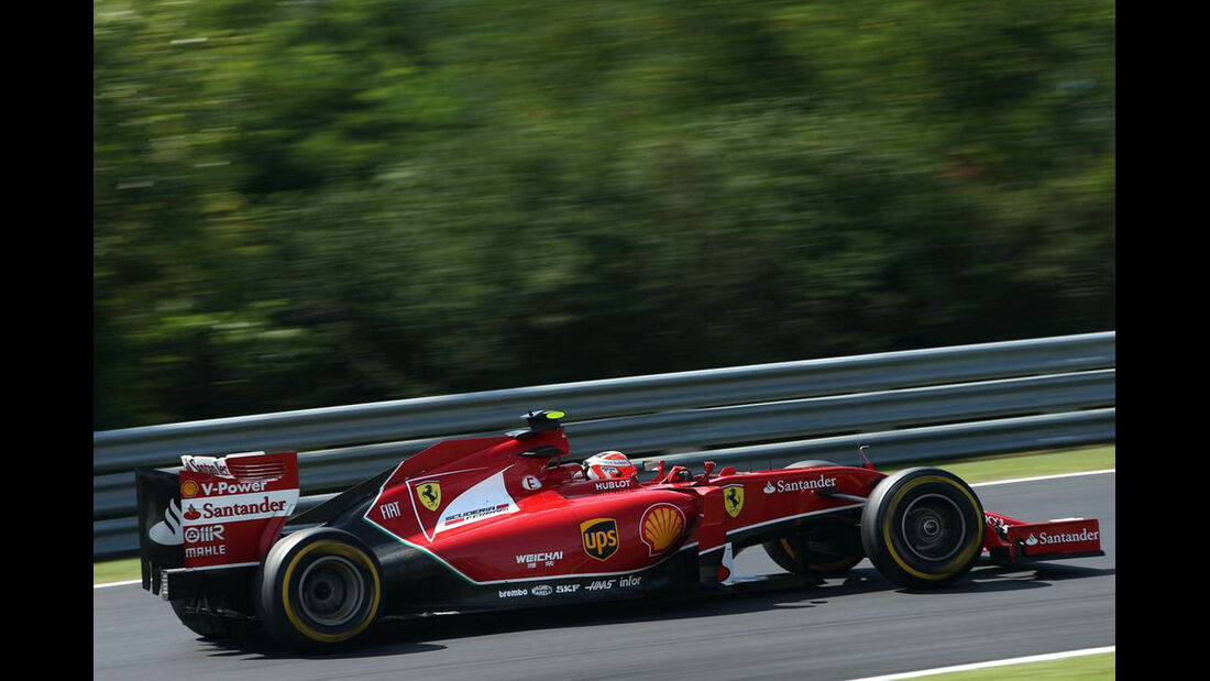 Kimi Räikkönen - Ferrari - Formel 1 - GP Ungarn - 25. Juli 2014
