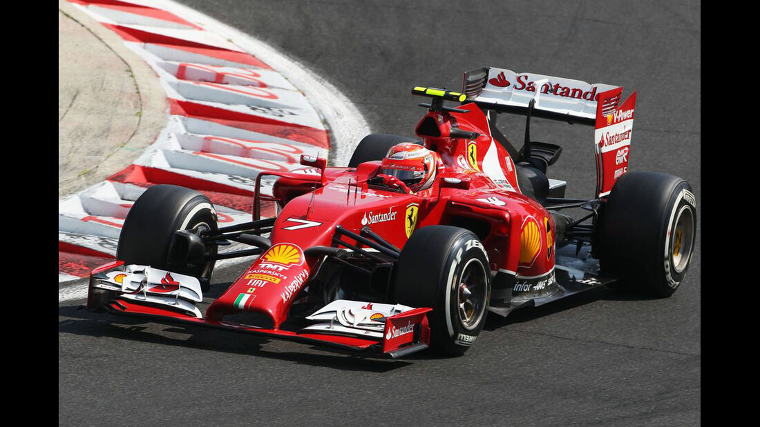 Kimi Räikkönen - Ferrari - Formel 1 - GP Ungarn - 26. Juli 2014