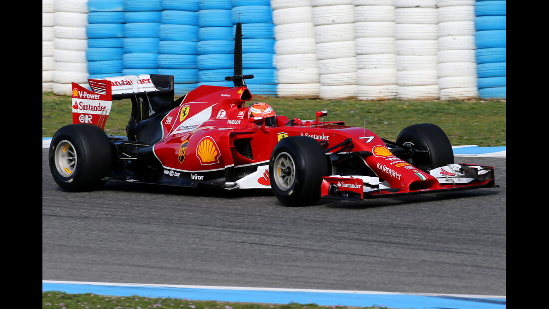 Kimi Räikkönen - Ferrari - Formel 1 - Jerez-Test - 28. Januar 2014