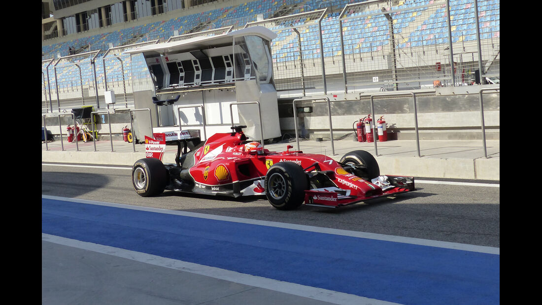 Kimi Räikkönen - Ferrari - Formel 1 - Test - Bahrain - 1. März 2014