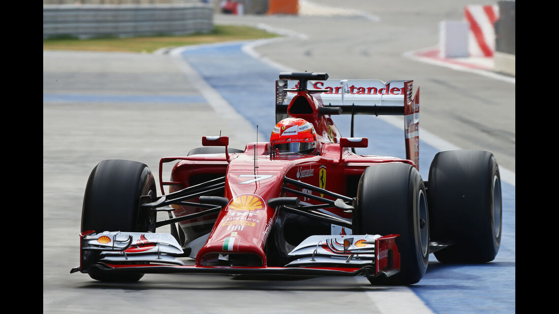 Kimi Räikkönen - Ferrari - Formel 1 - Test - Bahrain - 1. März 2014