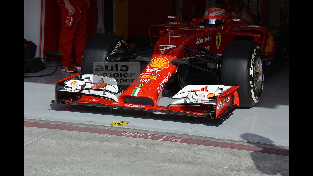 Kimi Räikkönen - Ferrari - Formel 1 - Test - Bahrain - 27. Februar 2014