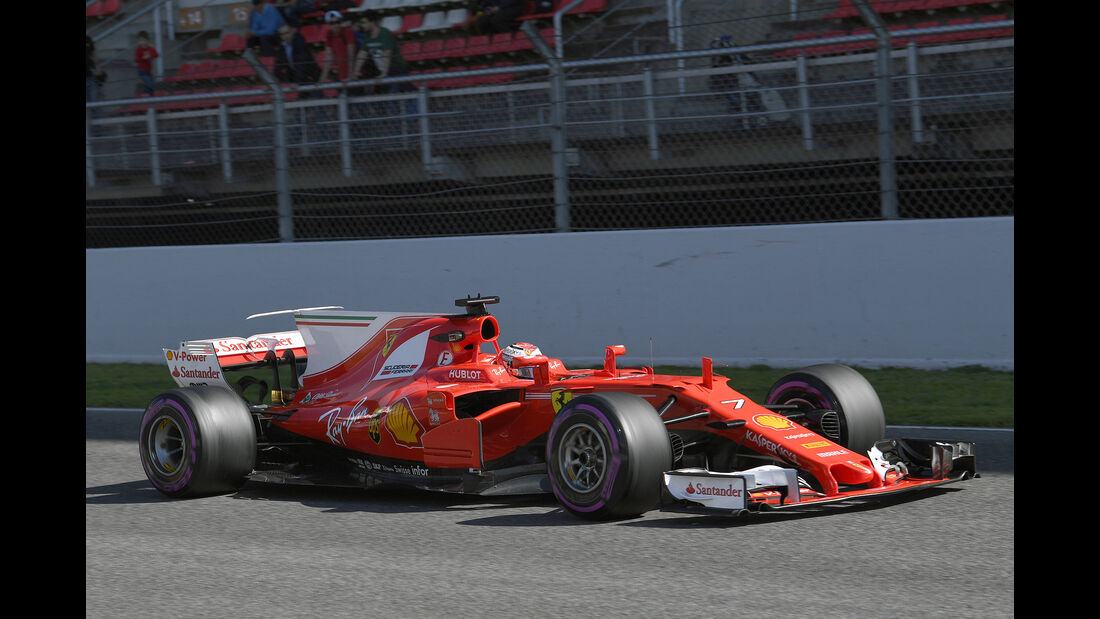 Kimi Räikkönen - Ferrari - Formel 1 - Test - Barcelona - 10. März 2017