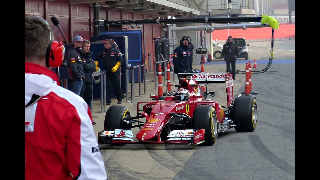 Kimi Räikkönen - Ferrari - Formel 1-Test - Barcelona - 19. Februar 2015