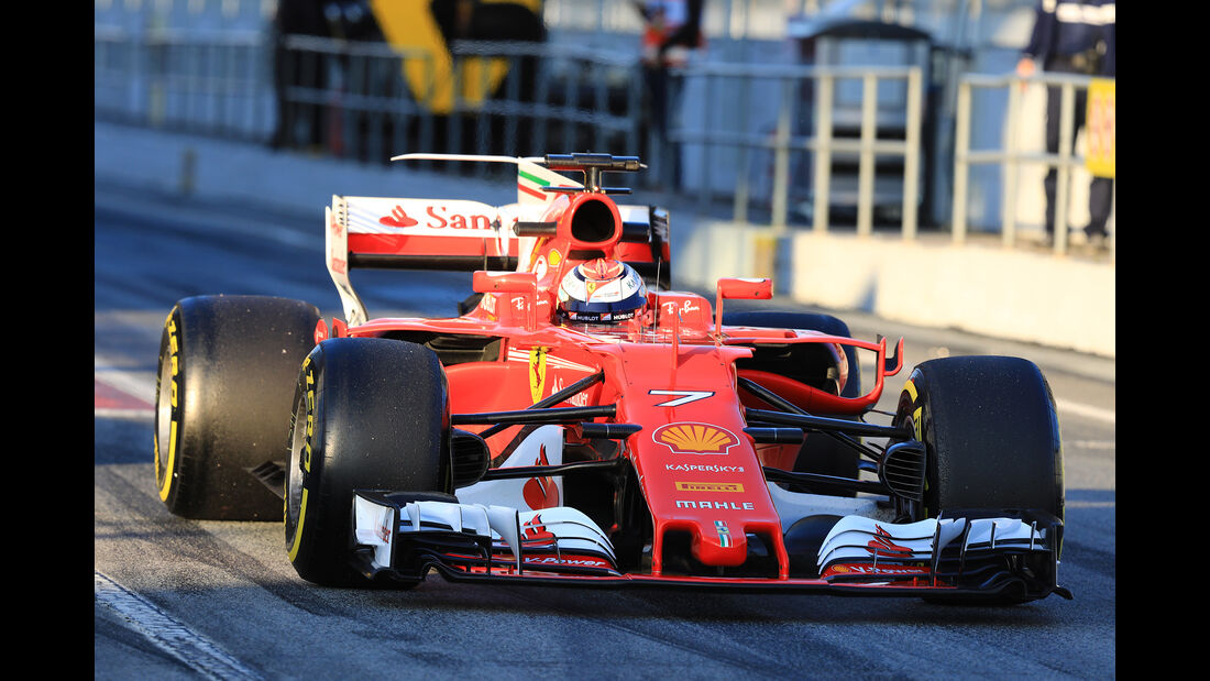 Kimi Räikkönen - Ferrari - Formel 1 - Test - Barcelona - 2. März 2017