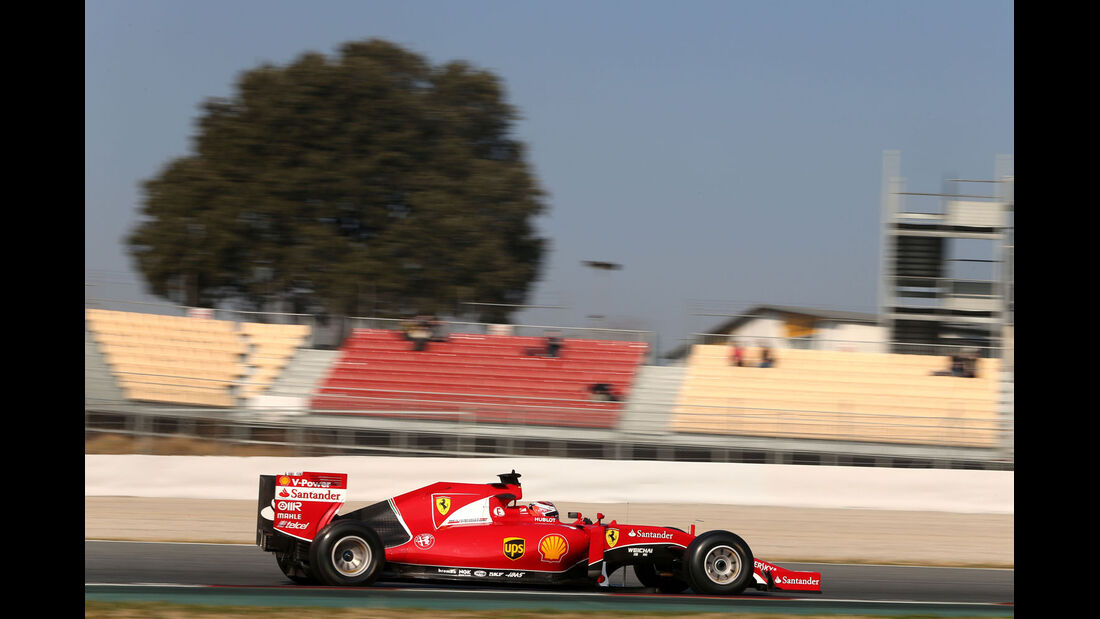Kimi Räikkönen - Ferrari - Formel 1-Test - Barcelona - 20. Februar 2015