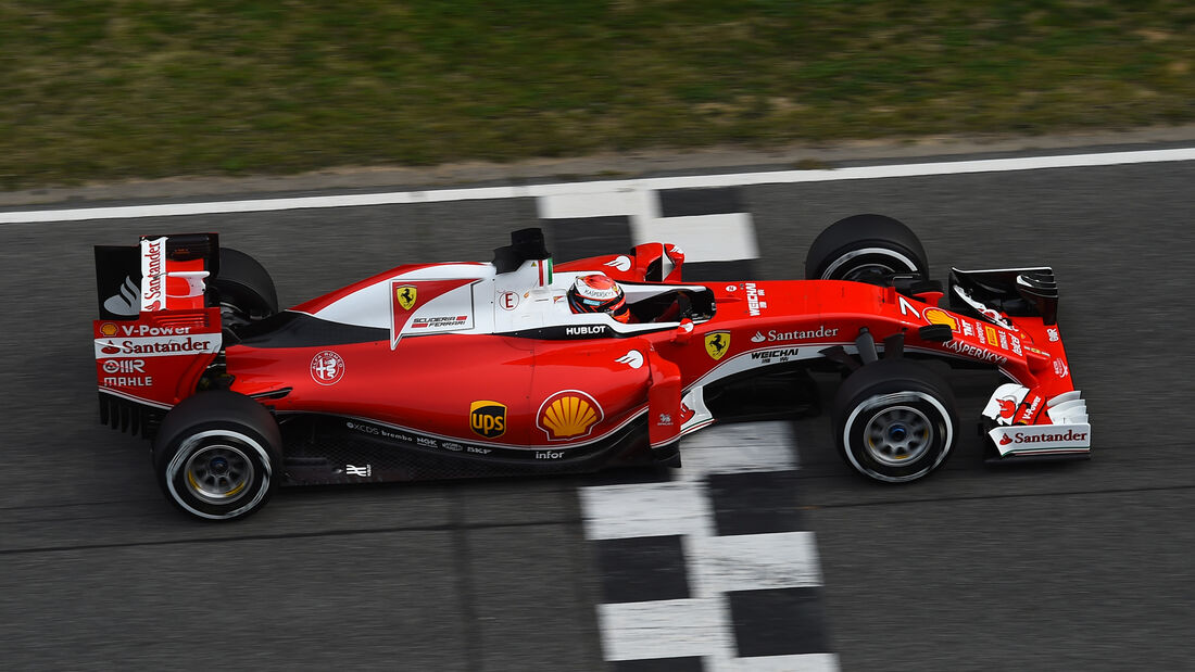Kimi Räikkönen - Ferrari - Formel 1-Test - Barcelona - 24. Februar 2016
