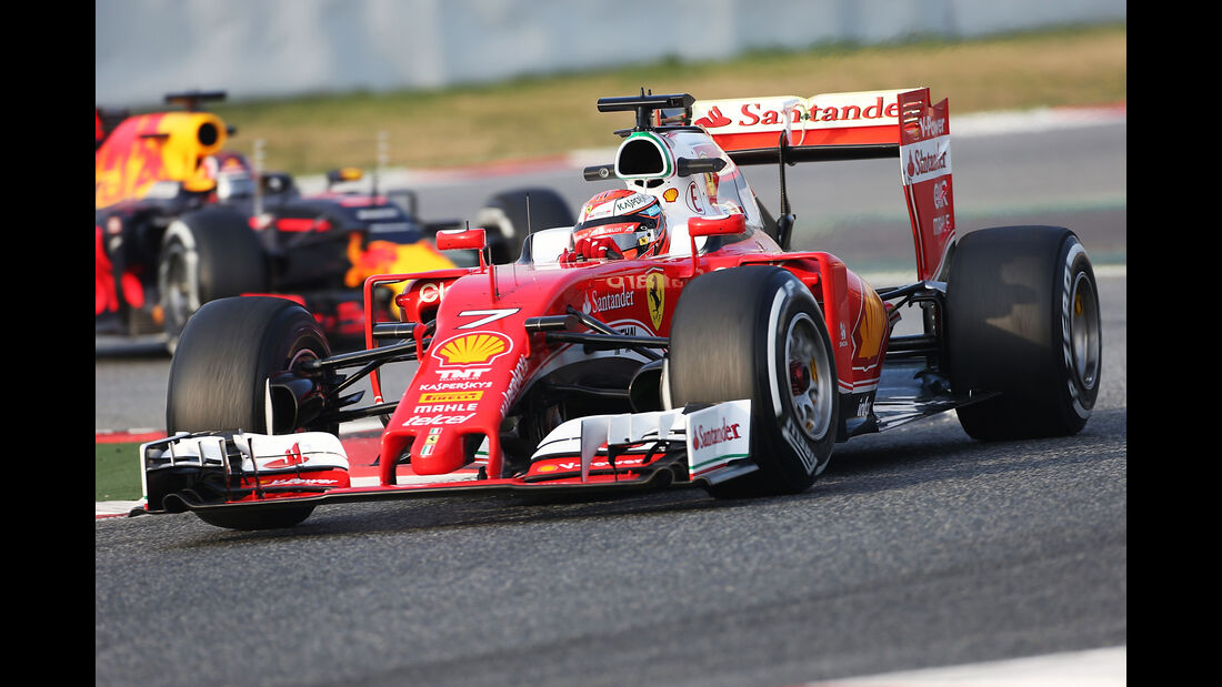 Kimi Räikkönen - Ferrari - Formel 1-Test - Barcelona - 25. Februar 2016