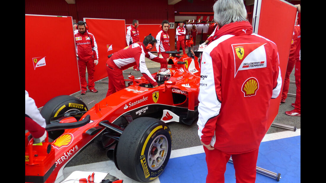 Kimi Räikkönen - Ferrari  - Formel 1-Test - Barcelona - 26. Februar 2015