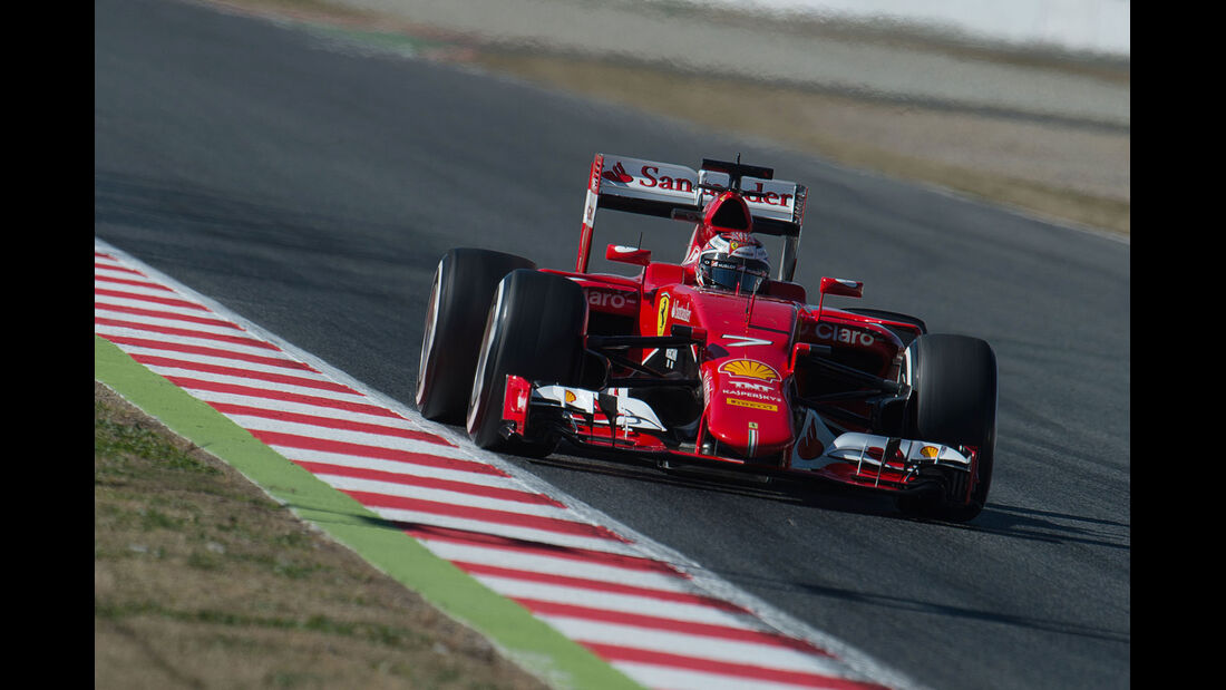 Kimi Räikkönen - Ferrari - Formel 1-Test - Barcelona - 28. Februar 2015