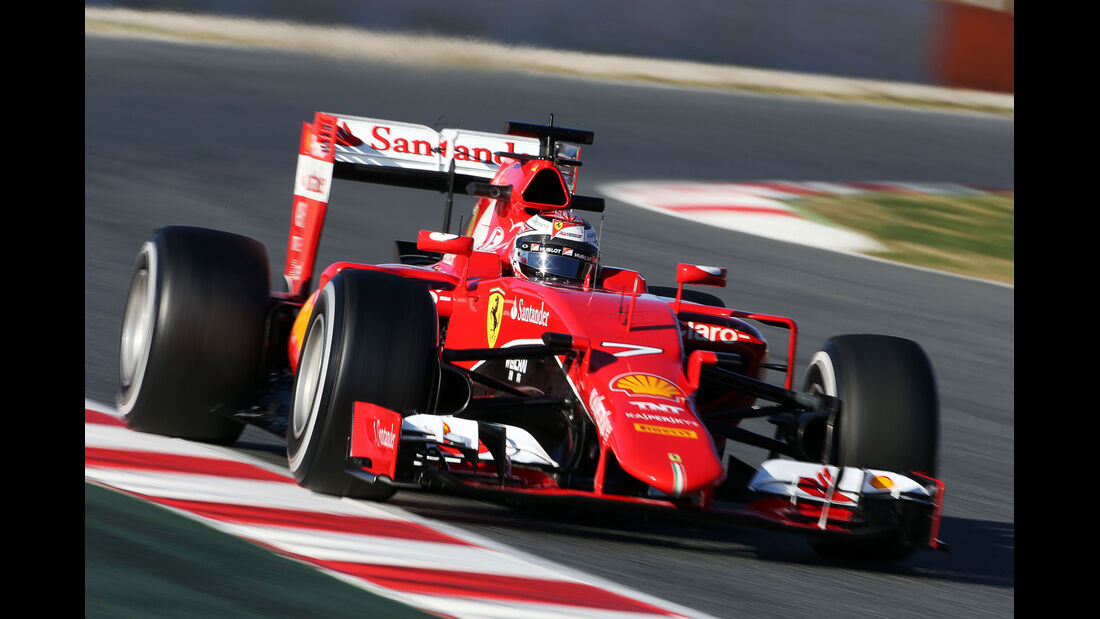 Kimi Räikkönen - Ferrari - Formel 1-Test - Barcelona - 28. Februar 2015