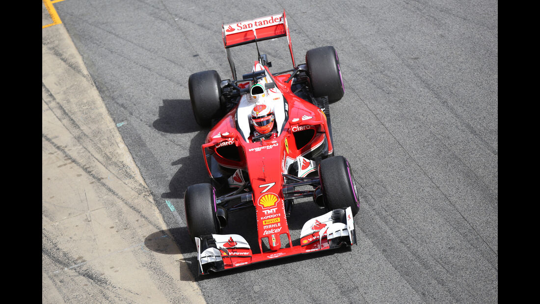 Kimi Räikkönen - Ferrari - Formel 1-Test - Barcelona - 3. März 2016