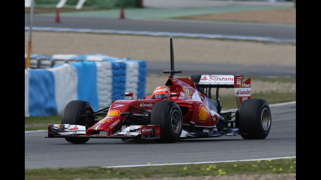 Kimi Räikkönen - Ferrari - Formel 1 - Test - Jerez - 28. Januar 2014