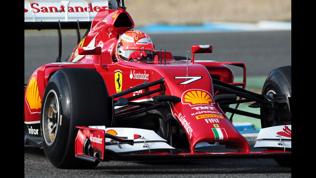 Kimi Räikkönen - Ferrari - Formel 1 - Test - Jerez - 28. Januar 2014