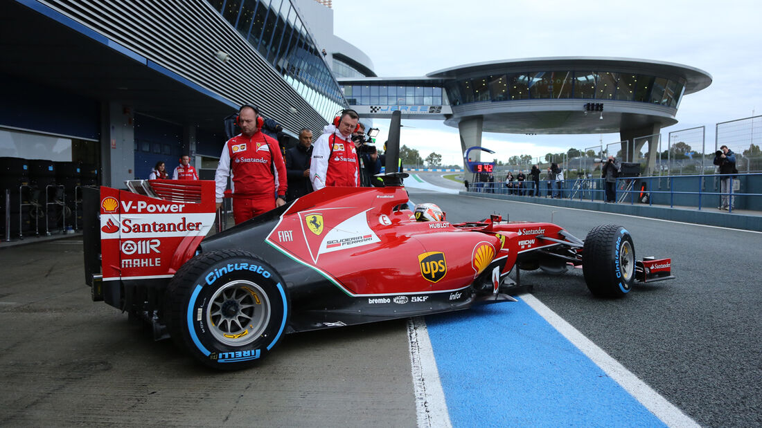 Kimi Räikkönen - Ferrari - Formel 1 - Test - Jerez - 29. Januar 2014