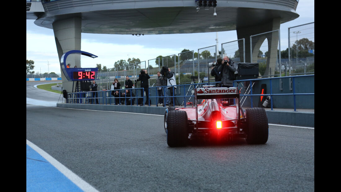 Kimi Räikkönen - Ferrari - Formel 1 - Test - Jerez - 29. Januar 2014
